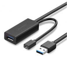 كابل تمديد USB 3.0 من يوجرين بطول 5 أمتار (أسود)