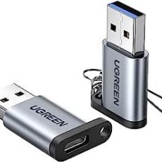 يوجرين محول USB 3.0-A إلى USB-C - رمادي