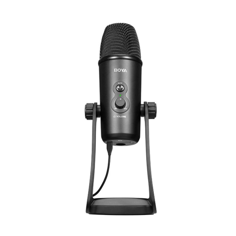 ميكروفون مكثف Usb من Boya - أسود | Signals Electronics ميكروفون مكثف USB من BOYA - أسود