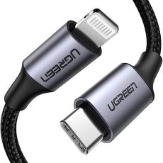 يوجرين كيبل USB-C إلى لايتنينج متر – غلاف مضفر من الألومنيوم