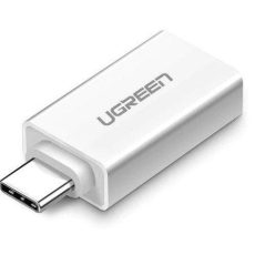 محول يوجرين USB-C إلى USB 3.0 (أبيض) - سريع ومدمج