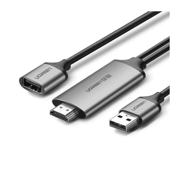 محول يوجرين Usb إلى Hdmi 1.5م - رمادي | Signals Electronics محول يوجرين USB إلى HDMI 1.5م - رمادي