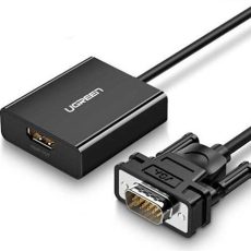 محول يوجرين VGA إلى HDMI مع Micro USB و3.5mm صوت
