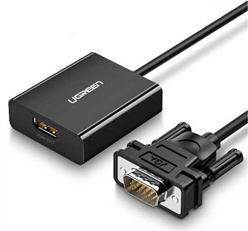 محول يوجرين Vga إلى Hdmi مع Micro Usb و3.5Mm صوت | Signals Electronics محول يوجرين VGA إلى HDMI مع Micro USB و3.5mm صوت