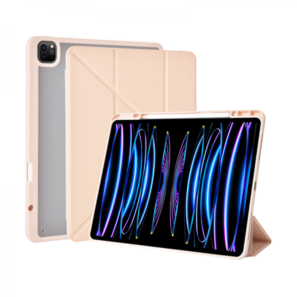 حافظة حماية Wiwu Defender لجهاز Ipad مقاس 12.9 بوصة - وردي | Signals Electronics حافظة حماية WIWU DEFENDER لجهاز iPad مقاس 12.9 بوصة - وردي
