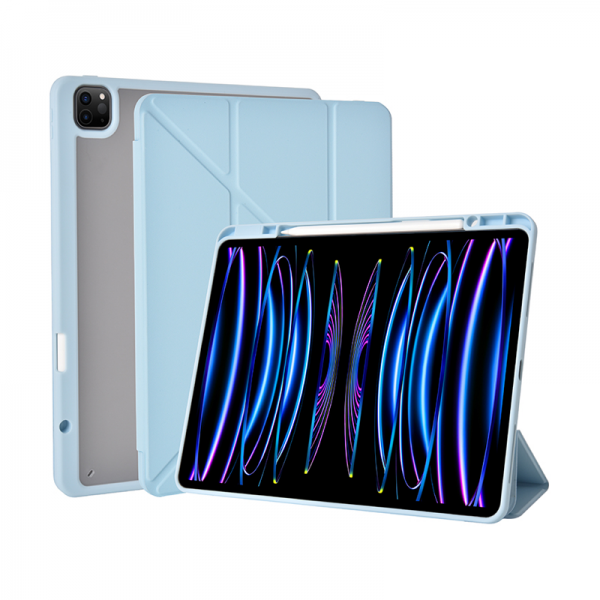 حافظة حماية Wiwu Defender لجهاز Ipad مقاس 12.9 بوصة - أزرق فاتح | Signals Electronics حافظة حماية WIWU DEFENDER لجهاز iPad مقاس 12.9 بوصة - أزرق فاتح