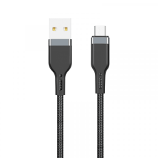 كابل Wiwu pt03 Platinum USB إلى Micro بطول 1.2 متر - أسود
