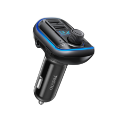 شاحن سيارة ذكي Y44 مع مشغل MP3 ومنفذي USB مزدوجين