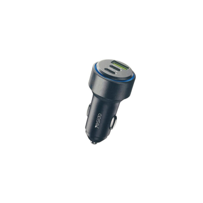 شاحن سيارة Y50 - شاحن سريع من النوع C*2 + USB بثلاثة منافذ