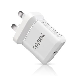 شاحن حائط محمول YC23 - شحن سريع PD 18 وات من النوع C