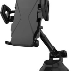 حامل هاتف للسيارة Yesido C40 - قابل للطي، دوران 360 درجة، أسود