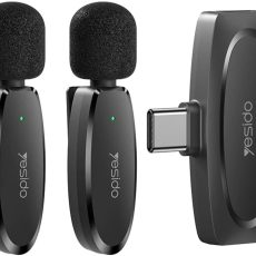 ميكروفون لاسلكي مزدوج YESIDO KR13 مع موصل Type-C