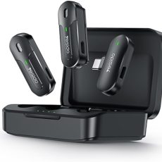 ميكروفون لافاليير لاسلكي من Yesido KR17 مع مستقبل من النوع C