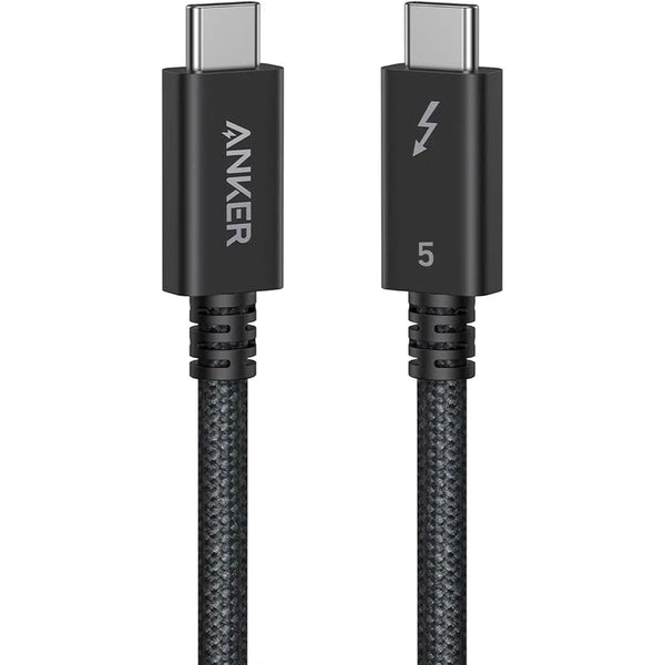 Anker Prime Thunderbolt 5 Cable 1.7ft 80Gbps 240W – Black
