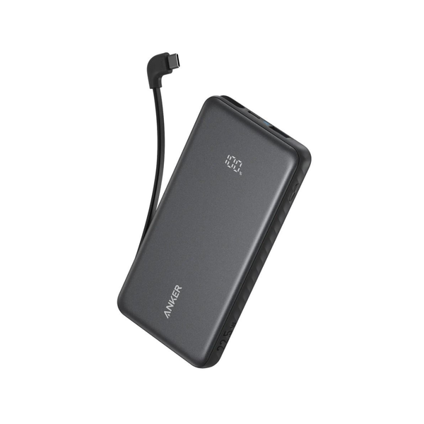 Anker Zolo Power Bank 20,000Mah 22.5W Fast Charging With Built-In Usb-C Cable - A110E | Signals Electronics Anker Zolo Power Bank 20,000mAh 22.5W Fast Charging with Built-In USB-C Cable - A110E