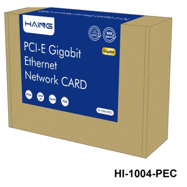 Haing Gigabit 10/100/1000Mbps Network Adapter Pci Express Card | Signals Electronics HAING Gigabit 10/100/1000Mbps Network Adapter PCI Express Card