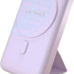 Lenyes 10,000mAh Magnetic Power Bank Compactable with MagSafe 20W PD for iPhone Series - Purple