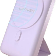Lenyes 10,000mAh Magnetic Power Bank Compactable with MagSafe 20W PD for iPhone Series - Purple