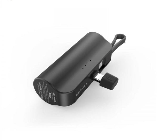 Lenyes 5000Mah Mini Power Bank 2 Connector Options With Stand Of Power Bank | Signals Electronics LENYES 5000mAh Mini Power Bank 2 Connector Options With Stand Of Power Bank