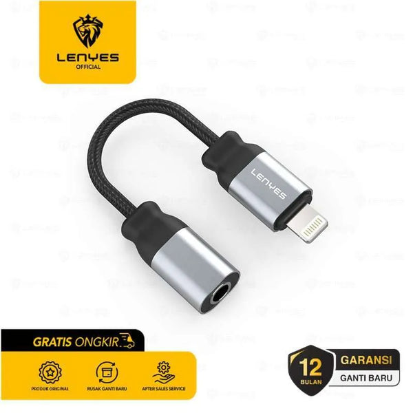 Lenyes Ax107 – Original Lightning To 3.5Mm Audio Adapter For Iphone | Signals Electronics Lenyes AX107 – Original Lightning to 3.5mm Audio Adapter for iPhone