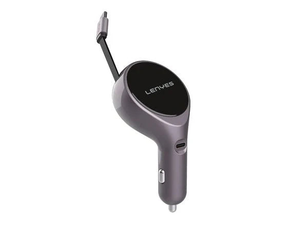 Lenyes Ca820 Car Charger – 60W Fast Charging – Purple | Signals Electronics LENYES CA820 Car Charger – 60W Fast Charging – Purple