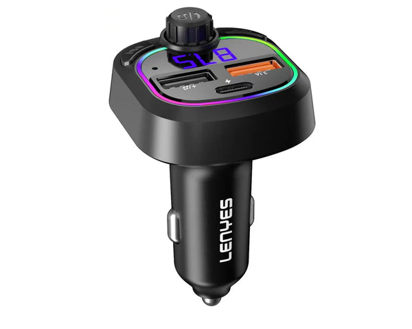 Lenyes Ca901 Fast Car Charger 45W – Dual Usb + Usb-C Pd – Black | Signals Electronics Lenyes CA901 Fast Car Charger 45W – Dual USB + USB-C PD – Black