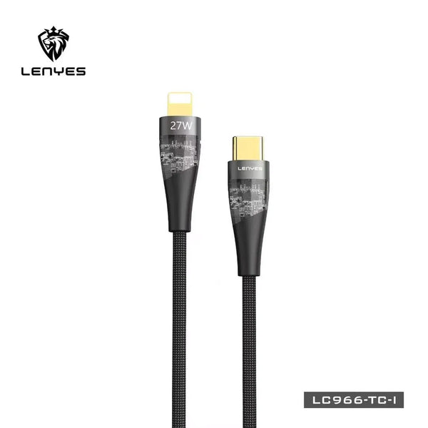Lenyes Lc966 Tc-Ip 27W Fast Charging Cable For Iphone | Signals Electronics Lenyes LC966 TC-iP 27W Fast Charging Cable for iPhone
