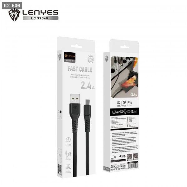 Lenyes Lc970-V8 Micro Usb Cable – Fast &Amp; Durable | Signals Electronics Lenyes LC970-V8 Micro USB Cable – Fast & Durable