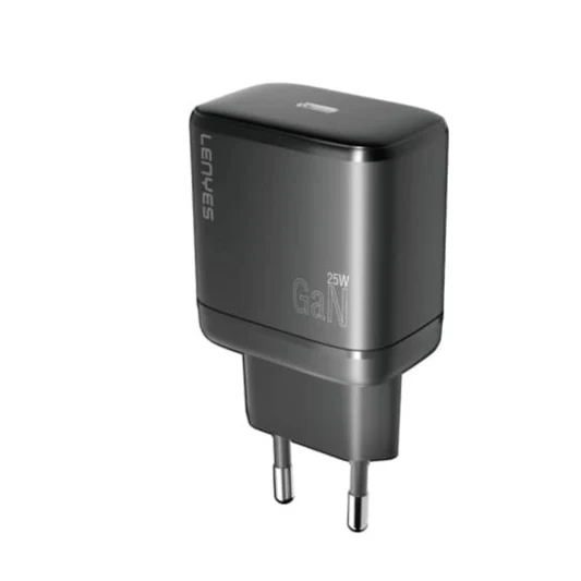 Lenyes Lch383 – 25W Gan Type-C Fast Wall Charger (Black) | Signals Electronics Lenyes LCH383 – 25W GaN Type-C Fast Wall Charger (Black)