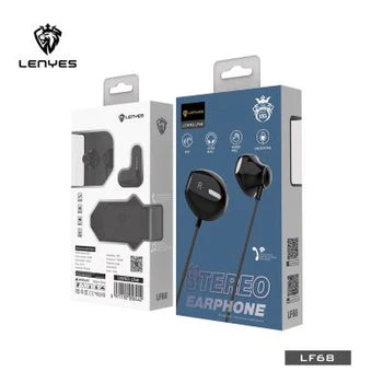 Lenyes Lf68 Wired Earphones – Stereo Sound &Amp; Built-In Mic | Signals Electronics Lenyes LF68 Wired Earphones – Stereo Sound & Built-in Mic