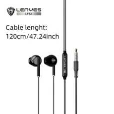 Lenyes LF92 Wired Earphones – Stereo Sound & Comfort