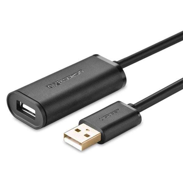 Ugreen Usb 2.0 Active Extension Cable With Chipset 15M (Black) | Signals Electronics UGREEN USB 2.0 Active Extension Cable with Chipset 15m (Black)