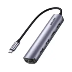 UGREEN USB-C Hub: 4×USB 3.0 + HDMI + PD 100W Adapter